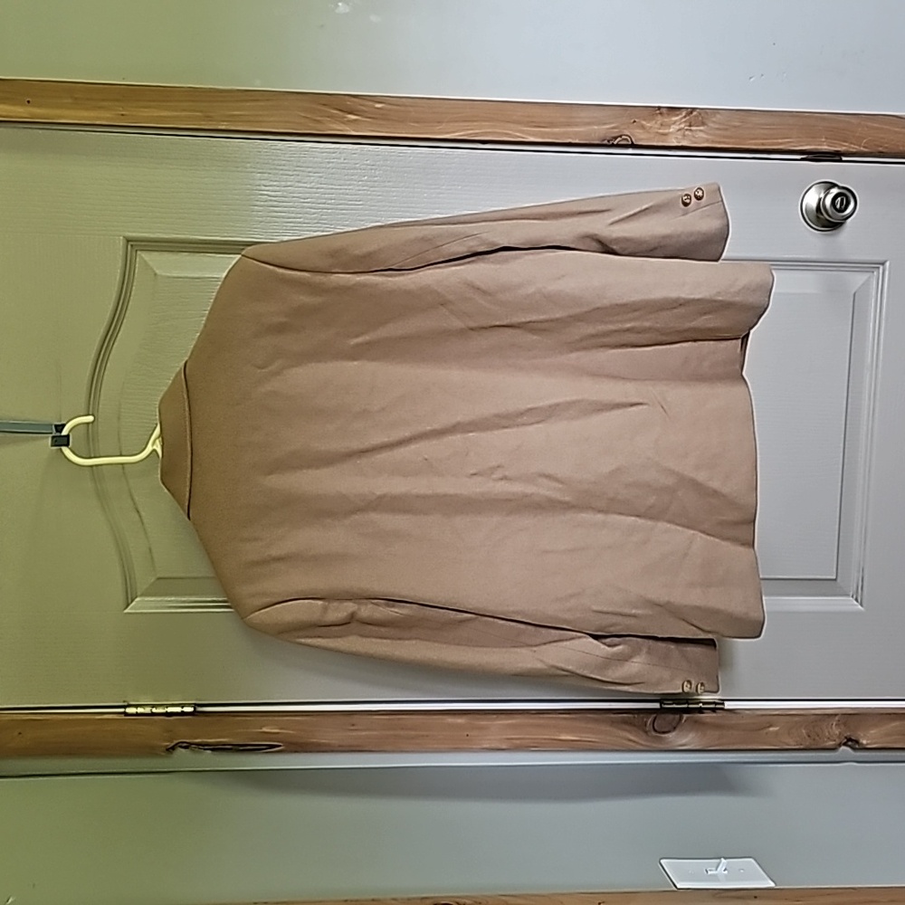 Appleseed's vintagetan blazer size 14 100% wool made in U.S.A dry clean only - Picture 5 of 5